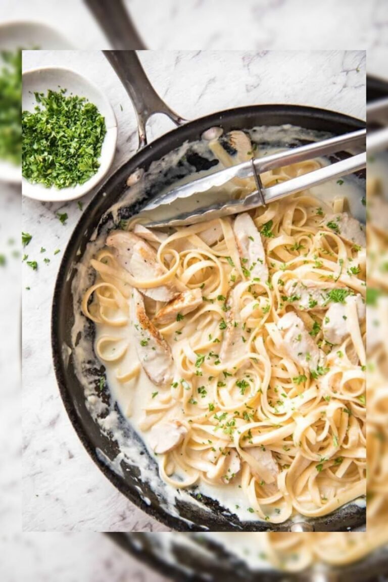 Easy Chicken Alfredo Pasta