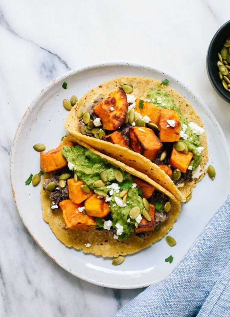 Sweet potato + spice = taco perfection!